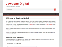 Tablet Screenshot of jawbonedigital.com